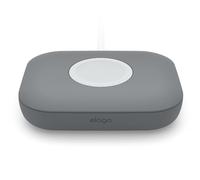 elago Magnetic Charger Pad Compatible with Apple Watch Charger, Galaxy Watch 7&7 Ultra, 6&5 Series Charger, AirPods Pro 2, Compact, Durable Silicone [Charging Cable Not Included] (Dark Grey)