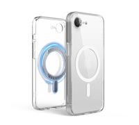 elago Magnetic Hybrid Case Compatible with iPhone 17e & 16e, Supports MagSafe, Scratch-Resistant, Shockproof (Clear)