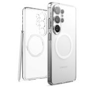 elago Magnetic Hybrid Clear Case Compatible with Samsung Galaxy S26 Ultra Case 6.9" - Precise Camera Cutouts, Strong Magnetism, Protective Cover, PC/TPU Hybrid Technology, Shockproof Bumper (Clear)
