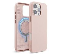 elago Magnetic Leather Case Compatible with iPhone 16 Pro Max Case, Compatible with All MagSafe Accessories, 6.9 inch - Built-in Magnets, Vegan Leather, Shockproof, Water-Resistant (Lovely Pink)