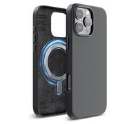 elago Magnetic Leather Case Compatible with iPhone 16 Pro Max Case, Compatible with All MagSafe Accessories, 6.9 inch - Built-in Magnets, Vegan Leather, Shockproof, Water-Resistant (Black)