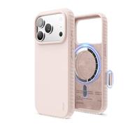 elago Magnetic Ridge Compatible with iPhone 17 Pro Case 6.3", Premium Magnetic Silicone Case - Compatible with MagSafe, Liquid Silicone Material, Protective Cover, Shockproof, Slim Phone (Lovely Pink)