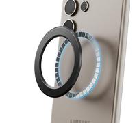 elago Magnetic Ring Compatible with MagSafe Accessories, 2 Pack Magnetic Sticker Rings for iPhone 17/16/15/14/13/12/11 Series, Galaxy Series, Magsafe Guide included (Black)