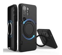 elago Magnetic Ring Stand Armor Case Compatible with Samsung Galaxy S26 Ultra Case, 360 Rotatable Ring Stand, Compatible with MagSafe, Drop Protection, Tough Rugged Design, Shockproof Bumper Cover