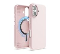 elago Magnetic Silicone Case Compatible with iPhone 16 Case 6.1 Inch Compatible with All MagSafe Accessories - Built-in Magnets, Soft Grip Silicone, Shockproof (Lovely Pink)