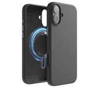 elago Magnetic Silicone Case Compatible with iPhone 16 Plus Case 6.7 Inch Compatible with All MagSafe Accessories - Built-in Magnets, Soft Grip Silicone, Shockproof (Black)