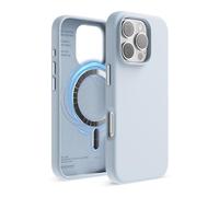 elago Magnetic Silicone Case Compatible with iPhone 16 Pro Case 6.3 Inch Compatible with All MagSafe Accessories - Built-in Magnets, Soft Grip Silicone, Shockproof (Light Blue)