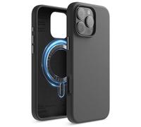 elago Magnetic Silicone Case Compatible with iPhone 16 Pro Max Case 6.9 Inch Compatible with All MagSafe Accessories - Built-in Magnets, Soft Grip Silicone, Shockproof (Black)
