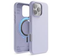 elago Magnetic Silicone Case Compatible with iPhone 16 Pro Max Case 6.9 Inch Compatible with All MagSafe Accessories - Built-in Magnets, Soft Grip Silicone, Shockproof (Purple)