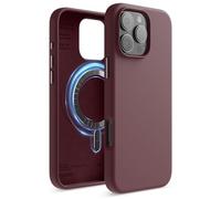 elago Magnetic Silicone Case Compatible with iPhone 16 Pro Max Case 6.9 Inch Compatible with All MagSafe Accessories - Built-in Magnets, Soft Grip Silicone, Shockproof (Burgundy)
