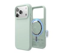 elago Magnetic Silicone Case Compatible with iPhone 17 Pro Case 6.3” - Compatible with MagSafe, Premium Liquid Silicone Material, Protective Cover, Shockproof, Slim Phone (Mint)