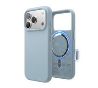 elago Magnetic Silicone Case Compatible with iPhone 17 Pro Case 6.3” - Compatible with MagSafe, Premium Liquid Silicone Material, Protective Cover, Shockproof, Slim Phone (Sky Blue)