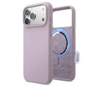 elago Magnetic Silicone Case Compatible with iPhone 17 Pro Max Case 6.9” - Compatible with MagSafe, Premium Liquid Silicone Material, Protective Cover, Shockproof, Slim Phone (Soft Purple)