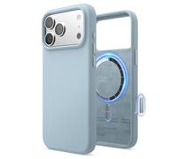 elago Magnetic Silicone Case Compatible with iPhone 17 Pro Max Case 6.9” - Compatible with MagSafe, Premium Liquid Silicone Material, Protective Cover, Shockproof, Slim Phone (Sky Blue)
