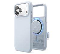elago Magnetic Silicone Case Compatible with iPhone 17 Pro Max Case 6.9” - Compatible with MagSafe, Premium Liquid Silicone Material, Protective Cover, Shockproof, Slim Phone (Light Blue)