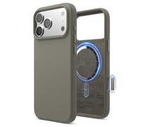 elago Magnetic Silicone Case Compatible with iPhone 17 Pro Max Case 6.9” - Compatible with MagSafe, Premium Liquid Silicone Material, Protective Cover, Shockproof, Slim Phone (Medium Grey)