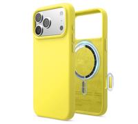elago Magnetic Silicone Case Compatible with iPhone 17 Pro Max Case 6.9” - Compatible with MagSafe, Premium Liquid Silicone Material, Protective Cover, Shockproof, Slim Phone (Neon Yellow)