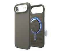 elago Magnetic Silicone Case Compatible with iPhone Air Case 6.5” - Compatible with MagSafe, Premium Liquid Silicone Material, Protective Cover, Shockproof, Slim Phone (Medium Grey)