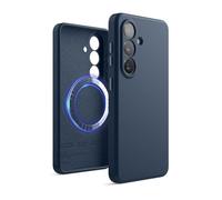 elago Magnetic Silicone Case Compatible with Samsung Galaxy S26 Case, Compatible with MagSafe Accessories, Protective Cover, Shockproof, Slim, Anti-Scratch Soft Microfiber Lining (Jean Indigo)