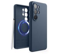 elago Magnetic Silicone Case Compatible with Samsung Galaxy S26 Ultra Case, Compatible with MagSafe Accessories, Protective Cover, Shockproof, Slim, Anti-Scratch Soft Microfiber Lining (Jean Indigo)