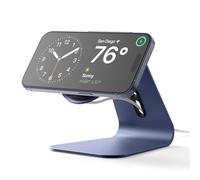 elago MS4 Charging Stand Compatible with MagSafe Charger - Premium Silicone Stand Compatible with iPhone 17, 16, 15, 14, 13, 12 Series [Charger Not Included] (Jean Indigo)