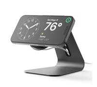elago MS4 Charging Stand Compatible with MagSafe Charger - Premium Silicone Stand Compatible with iPhone 17, 16, 15, 14, 13, 12 Series [Charger Not Included] (Black)