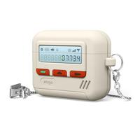 elago Pager Case Compatible with AirPods 4 Case Cover, Compatible with AirPods 4th Generation Case, Lanyard Included, Shock Resistant, Full Protection, for Men, for Women (Classic White)