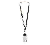 elago Phone lanyard Compatible with All Smartphones - 2 Type Phone Tabs, Adjustable Crossbody and Neck Strap with FIDLOCK Magnetic Buckle and Carabiner - Durable and Strong, Premium Material (Black)
