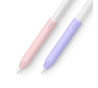elago Silicone Grip [2 Pack] Compatible with Apple Pencil 1st & 2nd Generation, Premium Silicone Holder, Ergonomic Design Sleeve, Compatible with Magnetic Charging & Double Tap (Pink/Lavender)