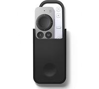 elago Universal Remote Holder Mount - Compatible with Apple TV Remote and Other Controls, Strong Sticker Included, Detailed Design (Medium, Black)