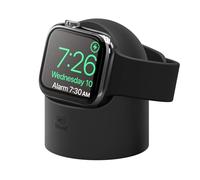 elago W2 Charger Stand for All Apple Watch Series | Ultra4/Ultra3/Ultra2/Ultra/12/11/10/9/8/7/6/5/4/3/2/1/SE3/SE2/SE1, 49mm, 46mm, 45mm, 44mm, 42mm, 41mm, 40mm, 38mm) (Black)