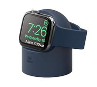 elago W2 Charger Stand for All Apple Watch Series | Ultra4/Ultra3/Ultra2/Ultra/12/11/10/9/8/7/6/5/4/3/2/1/SE3/SE2/SE1, 49/46/45/44/42/41/40/38mm (Jean Indigo)