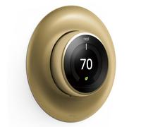 elago Wall Plate Cover Designed for Google Nest Learning Thermostat (Brass) - Compatible with Nest Learning Thermostat 1st/2nd/3rd Generation, Not Com