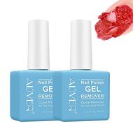 ELAIMEI 2 Pack Nail Polish Remover, Removes Soak-Off Gel Polish in 3-5 Minutes, Quick & Easy No Need for Foil, Soaking or Wrapping - 15ml, Blue