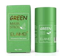 ELAIMEI Green Tea Mask Stick, Green Tea Purifying Clay Stick Mask, Deep Cleaning Oil Control Blackhead Removing, Moisturizes and Controls The Oil, Acne Clearing for All Skin Types Women and Men