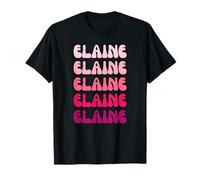Elaine First Name Minimalist Design T-Shirt