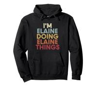 Elaine Name Elaine Personalized Name First Given Pullover Hoodie