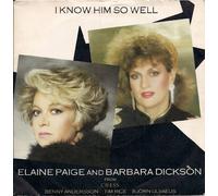 Elaine Page & Barbara Dickson - Elaine Page & Barbara Dickson I Know Him So Well UK 45 7" sgle with Picture Slv