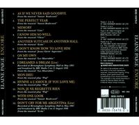 ELAINE PAIGE - ENCORE NEW CD