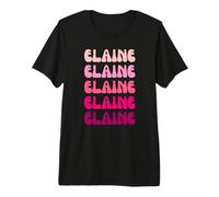 Elaine Retro Stack Design Premium T-Shirt