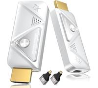 Elalight Wireless HDMI Transmitter and Receiver 4K, 2.4G/5G Plug & Play Portable Wireless HDMI Extender Kit for Streaming Video and Audio to Monitor from Laptop/PC/TV Box/Projector