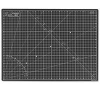 Elan A2 Cutting Mat Black and Taupe, 5-Ply Hobby Board for Crafts 60X45 CM, Self Healing Cutting Mat A2, Recycled PVC Craft Board for Sewing