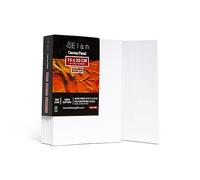 Elan Cotton Canvas Panels for Painting 15x20 CM, 12-Pack Art Canvases for Painting, Triple Primed Blank Canvases for Art, 15x20 Canvas Boards