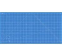Elan Cutting Mat 200x100 CM Blue, 5-Ply Craft Mat, Self-Healing Cutting Board Craft, Art Mat, Self Healing Cutting Mat 200 x 100, Dressmaking Accessories for Sewing, Quilting, and Crafting