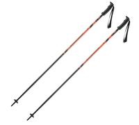 Elan Hotrod Orange Ski Poles - 125 cm - Alpine Ski Poles - High-Quality Aluminium Ski Pole - All Mountain Stock - Unisex - Ergonomic Handle - Adjustable Hand Strap