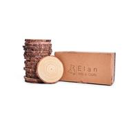 Elan Pine Wood Slices, 20 Pieces, 11-13cm Diameter, Round, Craft Wood