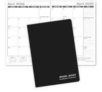 Elan Publishing Company Academic Calendar - 15 Months (April 2026 - June 2027) 7" X 10" Saddle-Stitched Dated for 2026-2027 Academic Year (Black)