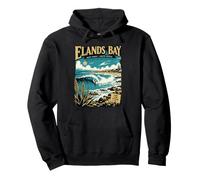 Elands Bay South Africa Surf Vintage Poster Pullover Hoodie