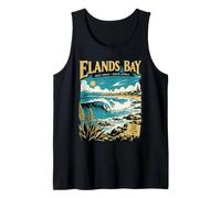 Elands Bay South Africa Surf Vintage Poster Tank Top