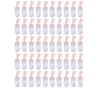 Elantoexis 50 Piece Frosted Acrylic Wedding Card Transparent Decor Acrylic Name Tag Arch Blank Wedding Decoration Seating Cards DIY Place Card A